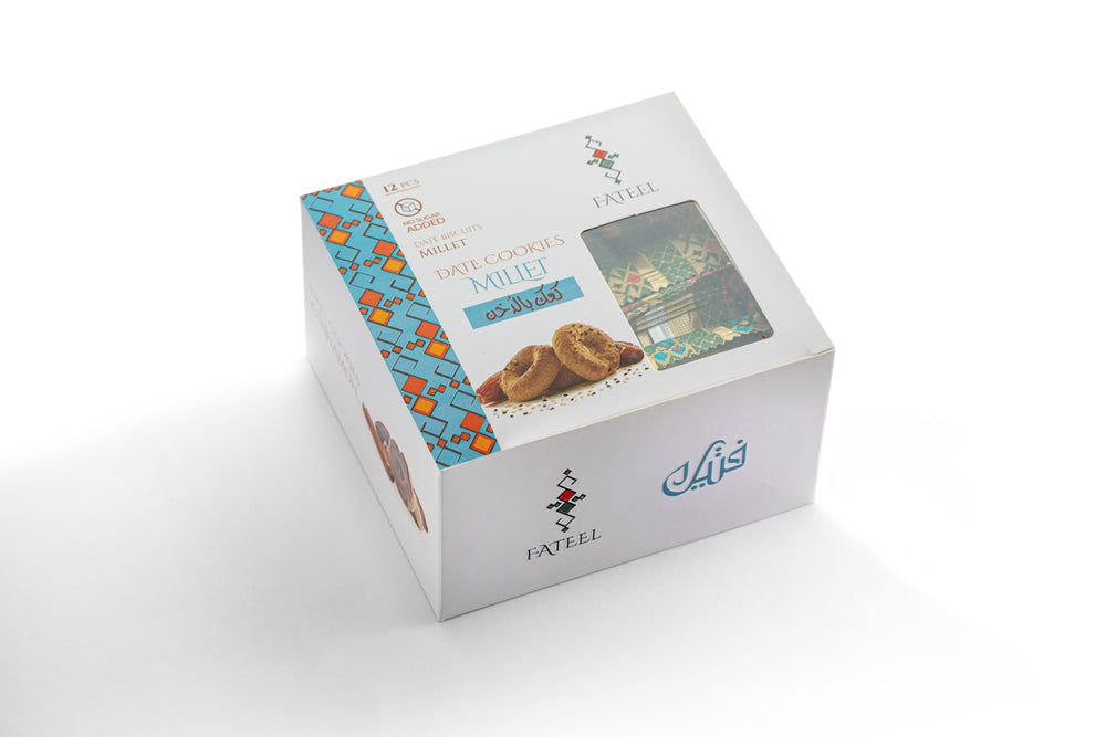 Millet Date Cookies - No Sugar Added (6 Boxes)